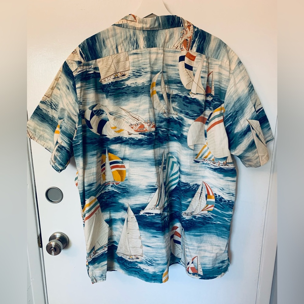 Polo Ralph Lauren Vintage Nautical Button Up XL - Picture 4 of 5